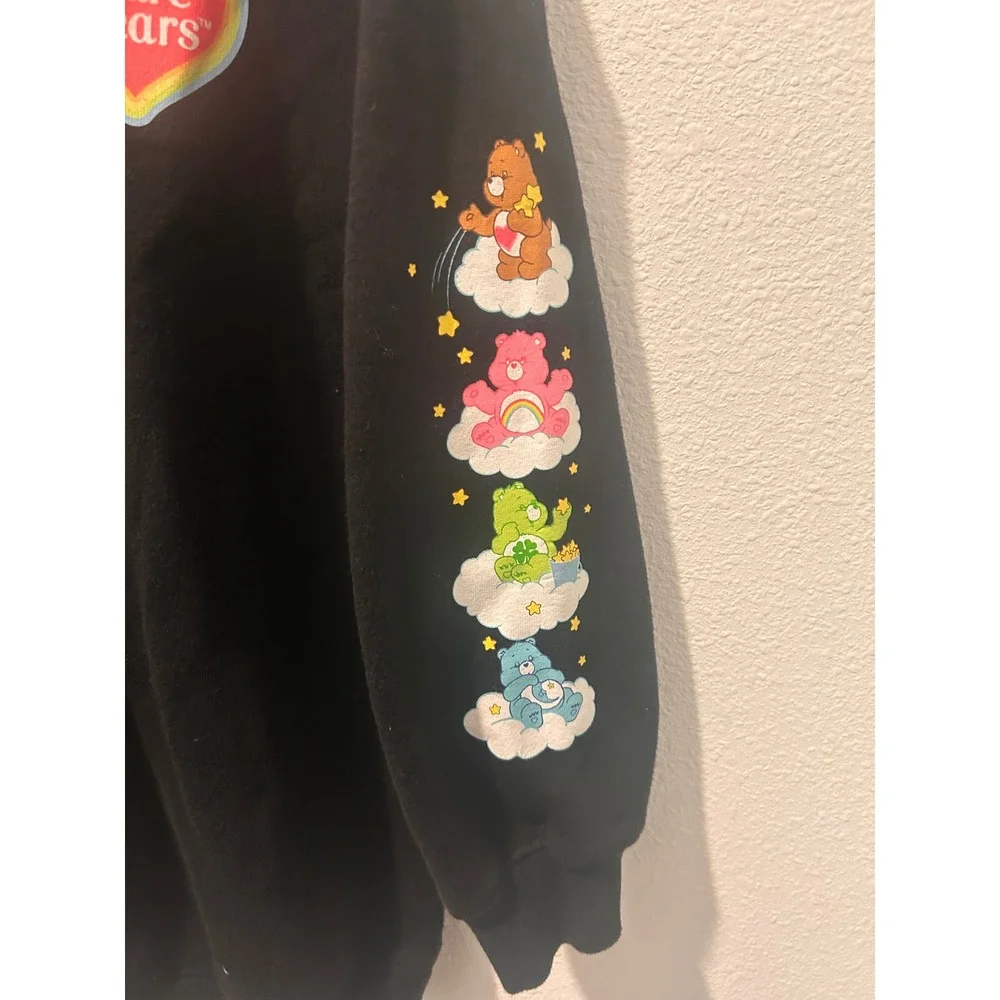 Old Navy Kids Care Bears Cuter Together Black‎ Graphic Hoodie Size M 8